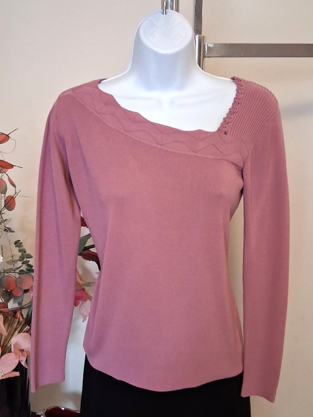 Dense Knit Cardigan Sweater - Soft Spring Fall Winter Layering Piece – Pink